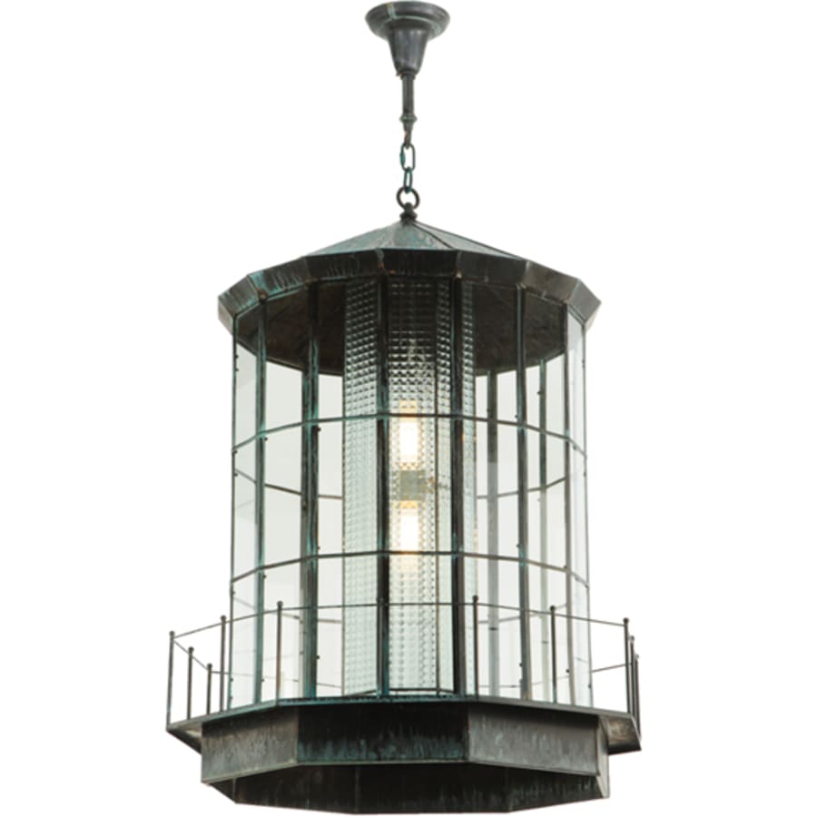 Meyda Tiffany Lighthouse 2 Light 29" Wide Pendant