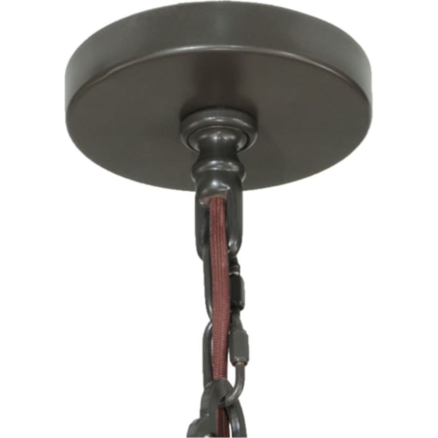 Meyda Tiffany Church 6 Light 19" Wide Taper Candle Pendant
