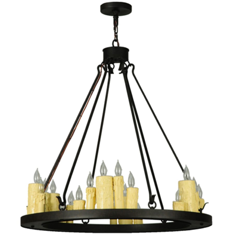 Meyda Tiffany Deina 24 Light 36" Wide Taper Candle Style Chandelier