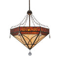 Meyda Tiffany Larkfield 6 Light 37" Wide Crystal Pendant