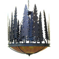 Meyda Tiffany Tall Pines 5 Light 30" Wide Pendant