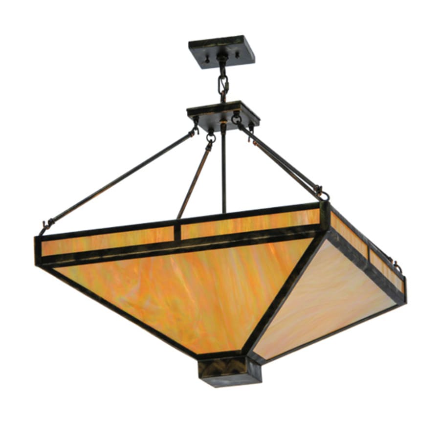 Meyda Tiffany Whitewing 4 Light 36" Wide Pendant