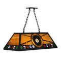 Meyda Tiffany Personalized 9 Light 39" Wide Billiard Linear Pendant
