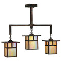 Meyda Tiffany Hyde Park 3 Light 9" Wide Mini Pendant