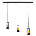 Meyda Tiffany Grand Terrace 3 Light 6" Wide Pillar Candle Multi Light Pendant