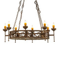 Meyda Tiffany Majella 8 Light 48" Wide Taper Candle Style Chandelier
