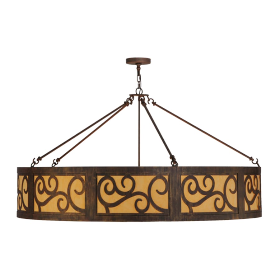 Meyda Tiffany Dean 12 Light 60" Wide Suspension Pendant