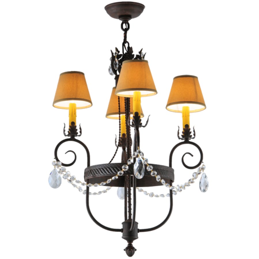 Meyda Tiffany Antonia 4 Light 19" Wide Multi Light Pendant