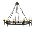 Meyda Tiffany Toscano 12 Light 72" Wide Taper Candle Style Chandelier