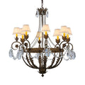 Meyda Tiffany Antonia 8 Light 39" Wide Chandelier