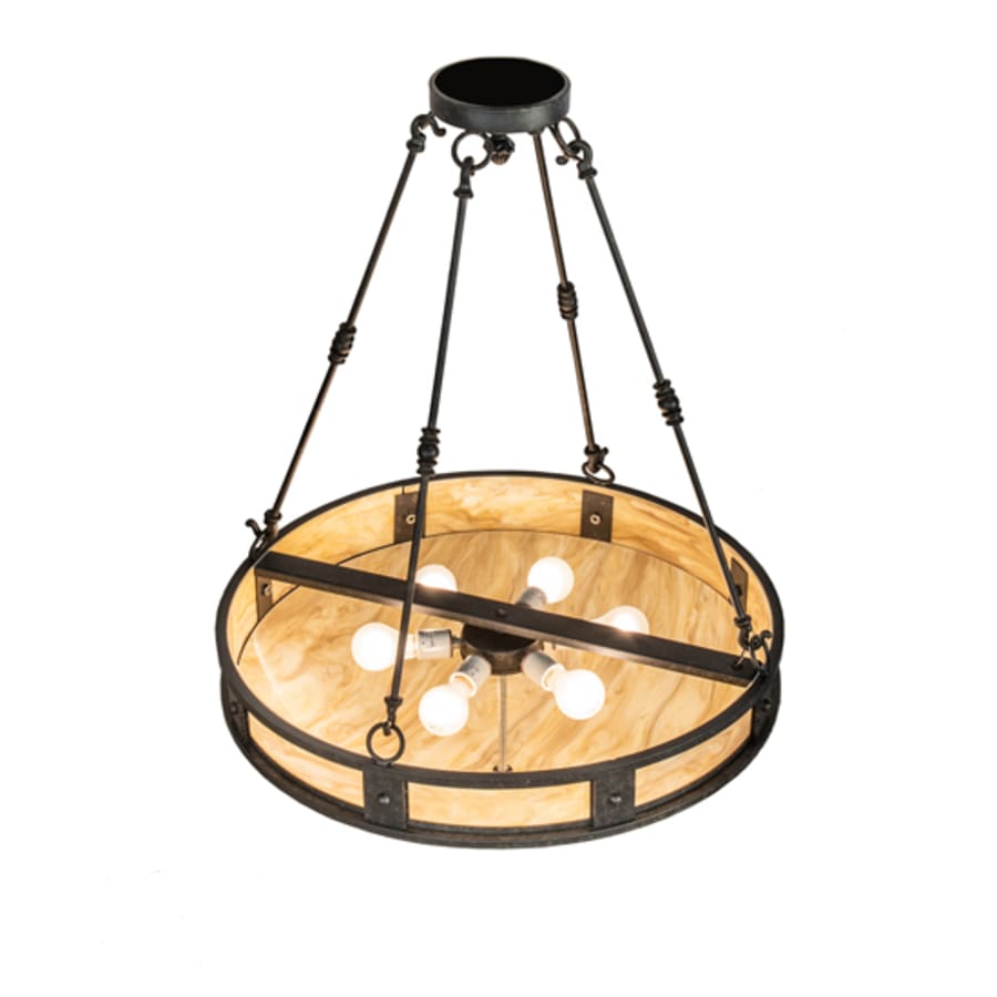 Meyda Tiffany Capella 6 Light 28" Wide Pendant