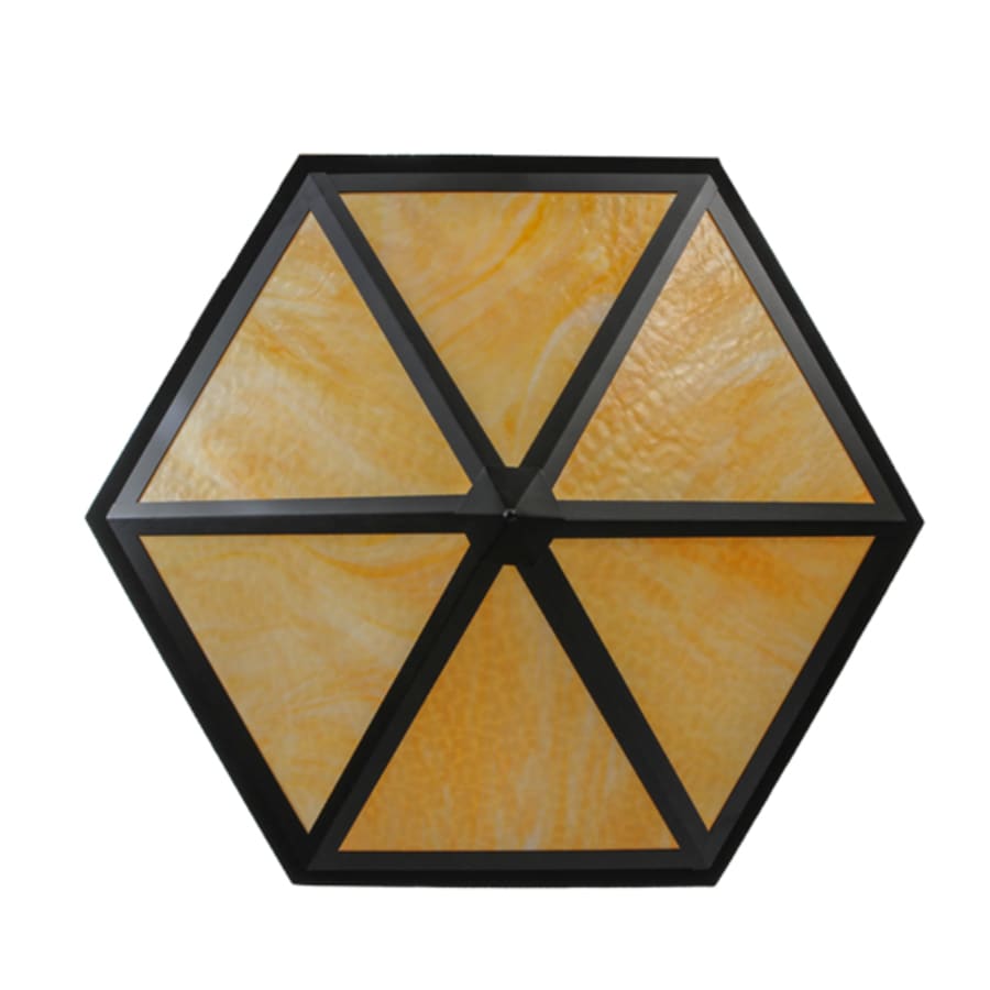 Meyda Tiffany Hexagon Logo 6 Light 48" Wide Pendant