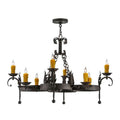 Meyda Tiffany Andorra 8 Light 42" Wide Taper Candle Style Chandelier