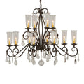 Meyda Tiffany Zola 12 Light 49" Wide Crystal Chandelier