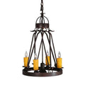 Meyda Tiffany Lakeshore 4 Light 19" Wide Taper Candle Multi Light Pendant