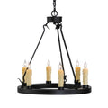 Meyda Tiffany Deina 6 Light 24" Wide Taper Candle Ring Chandelier