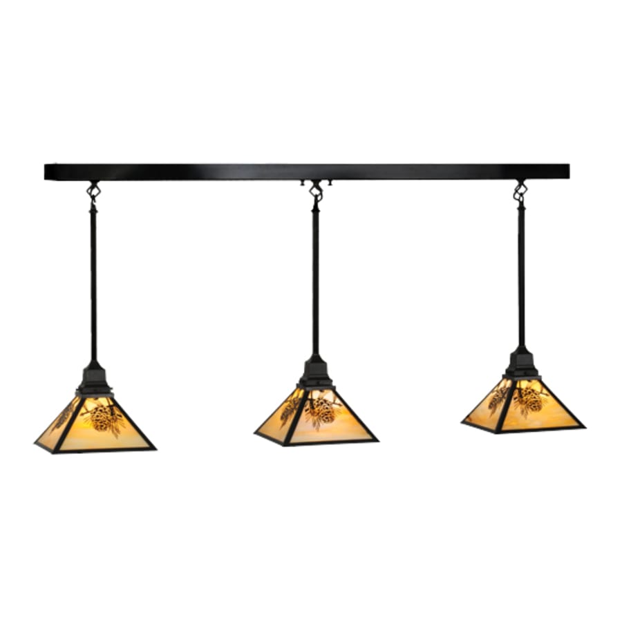 Meyda Tiffany Winter Pine 3 Light 5" Wide Multi Light Pendant