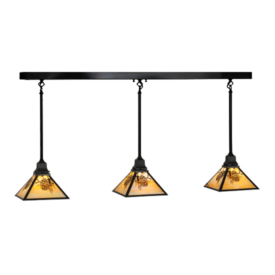 Meyda Tiffany Winter Pine 3 Light 5" Wide Multi Light Pendant