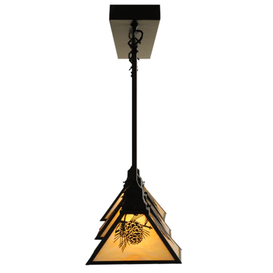 Meyda Tiffany Winter Pine 3 Light 5" Wide Multi Light Pendant