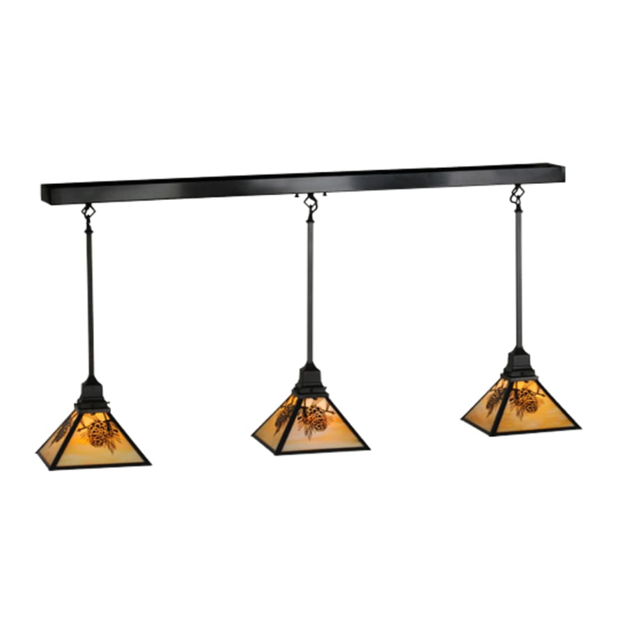 Meyda Tiffany Winter Pine 3 Light 5" Wide Multi Light Pendant