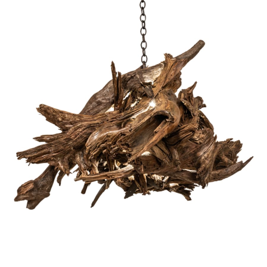 Meyda Tiffany Driftwood 38" Wide Abstract Pendant