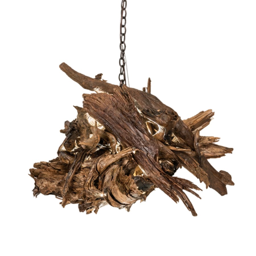 Meyda Tiffany Driftwood 38" Wide Abstract Pendant
