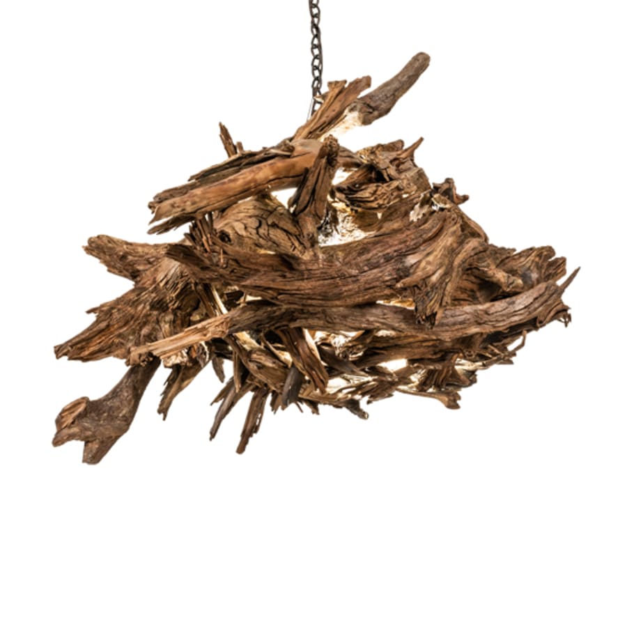 Meyda Tiffany Driftwood 38" Wide Abstract Pendant