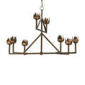 Meyda Tiffany Long Tulip 8 Light 25" Wide Chandelier