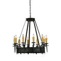 Meyda Tiffany Costello 10 Light 36" Wide Taper Candle Style Chandelier