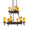 Meyda Tiffany Newcastle 9 Light 33" Wide Chandelier
