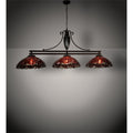 Meyda Tiffany Elan 3 Light 86" Wide Linear Pendant