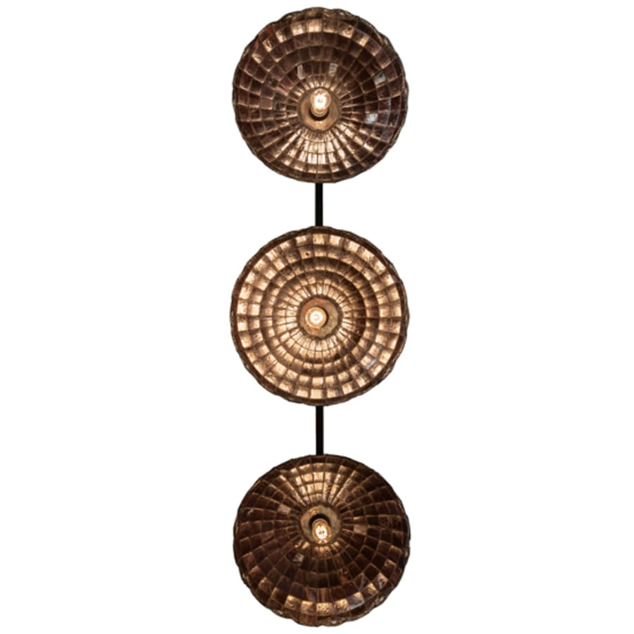 Meyda Tiffany Elan 3 Light 86" Wide Linear Pendant