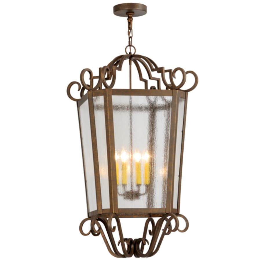 Meyda Tiffany Marin 6 Light 26" Wide Taper Candle Pendant