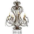 Meyda Tiffany Josephine 10 Light 48" Wide Taper Candle Empire Chandelier
