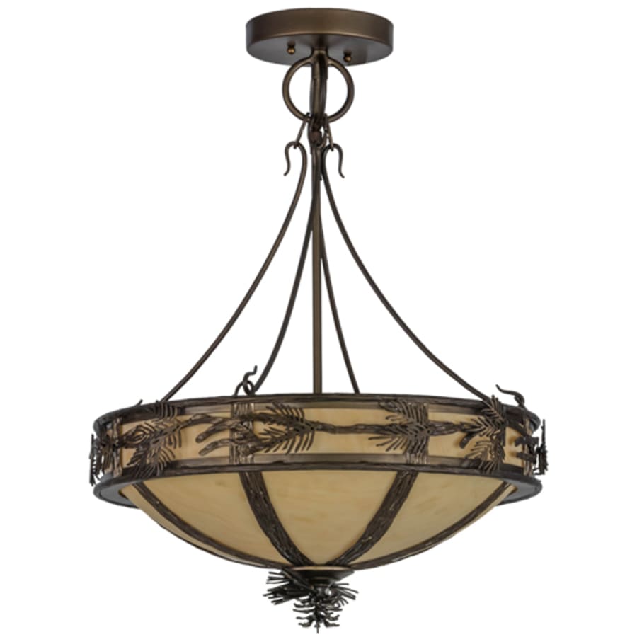 Meyda Tiffany Lone Pine 3 Light 20" Wide Pendant