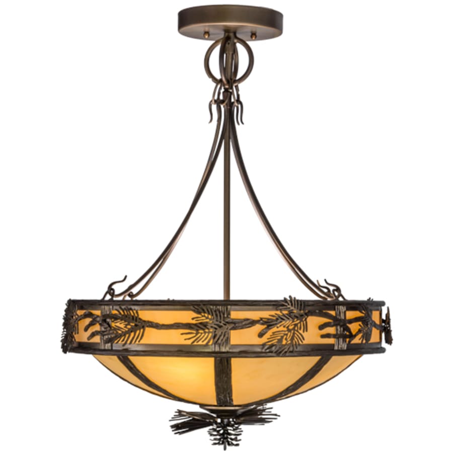 Meyda Tiffany Lone Pine 3 Light 20" Wide Pendant