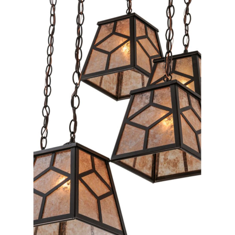 Meyda Tiffany Craftsman 6 Light 27" Wide Multi Light Pendant
