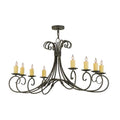 Meyda Tiffany Elon 8 Light 24" Wide Taper Candle Style Chandelier