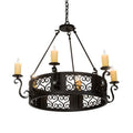 Meyda Tiffany Liesel 6 Light 36" Wide Taper Candle Style Chandelier