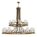 Meyda Tiffany Arion 24 Light 60" Wide Taper Candle Pendant