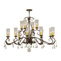 Meyda Tiffany Long Windsor 14 Light 38" Wide Chandelier