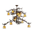 Meyda Tiffany Pine Branch Valley View 12 Light 42" Wide Chandelier