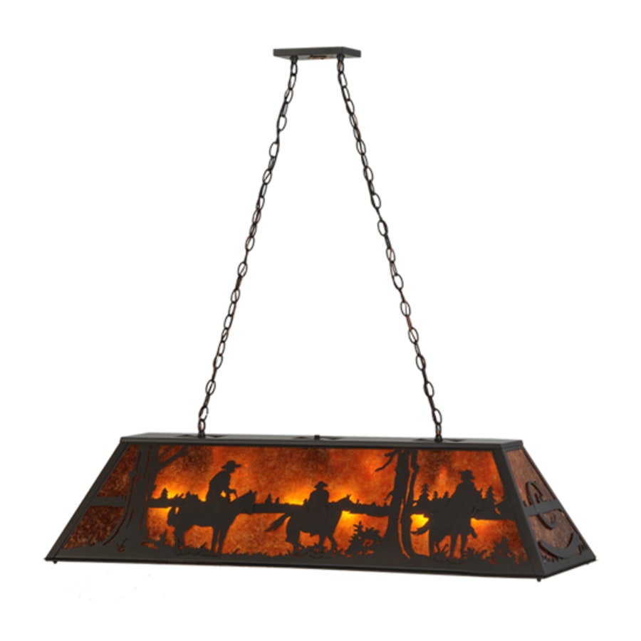 Meyda Tiffany Personalized 9 Light 48" Wide Linear Pendant