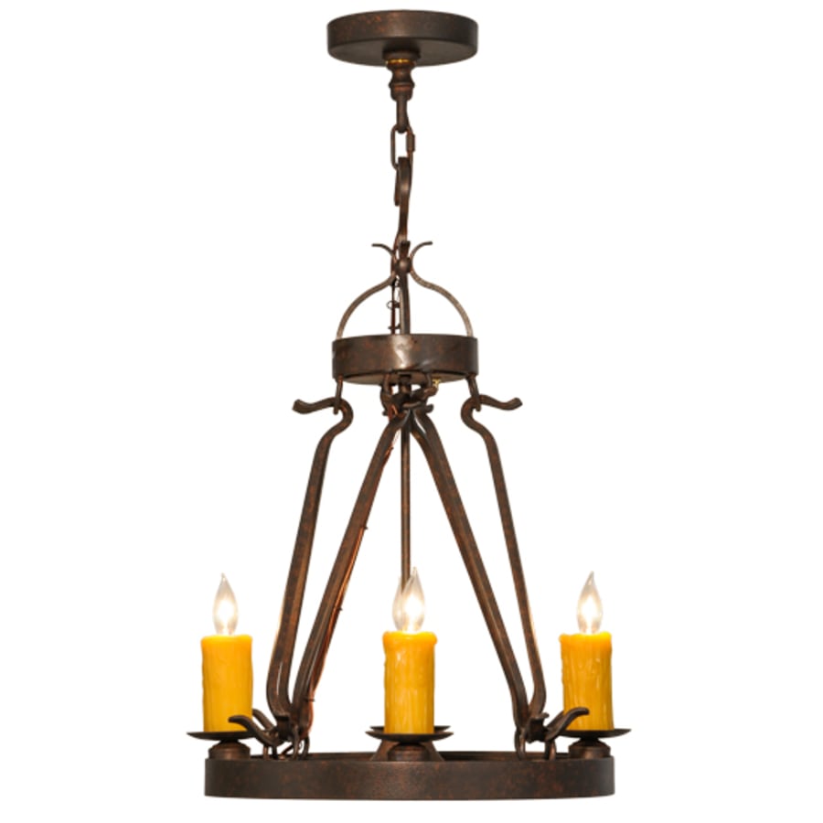 Meyda Tiffany Lakeshore 4 Light 18" Wide Taper Candle Multi Light Pendant