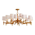 Meyda Tiffany Toby 15 Light 52" Wide Chandelier