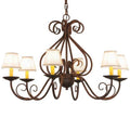 Meyda Tiffany Jenna 6 Light 36" Wide Chandelier
