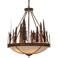 Meyda Tiffany Ironwood 5 Light 30" Wide Pendant