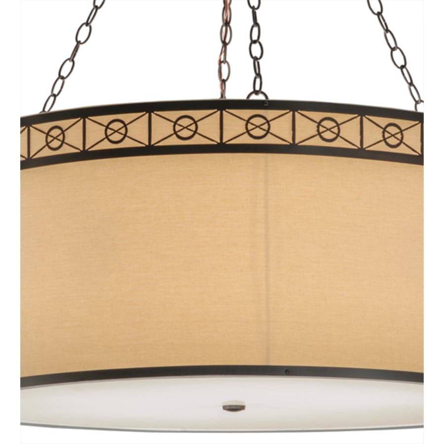 Meyda Tiffany Cilindro 6 Light 37" Wide Suspension Pendant