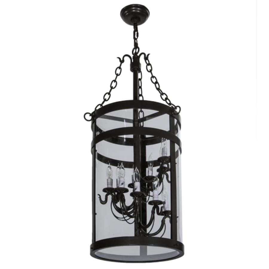 Meyda Tiffany Cilindro 11 Light 15" Wide Taper Candle Pendant