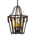 Meyda Tiffany Acacia 4 Light 17" Wide Taper Candle Pendant